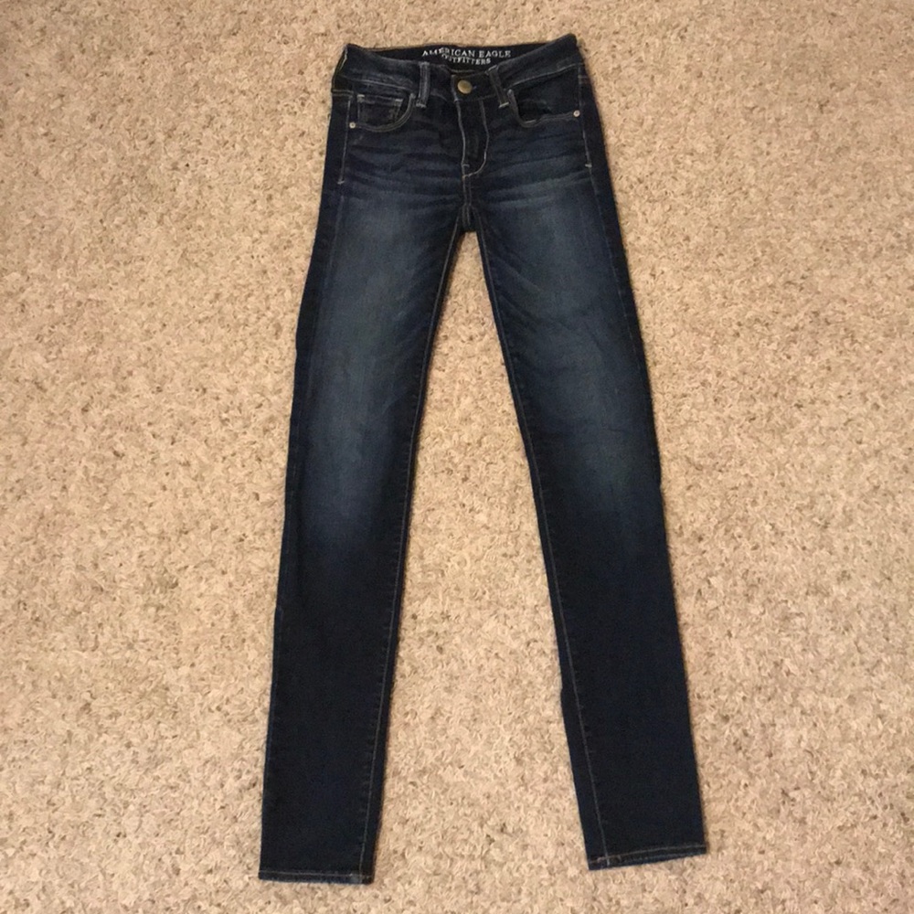 American Eagle Super Stretch LONG Skinny Jeans